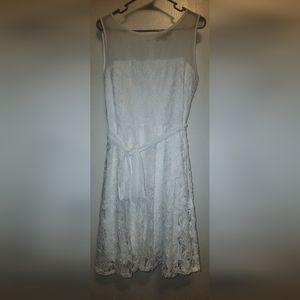 Danny and Nicole lace white dress